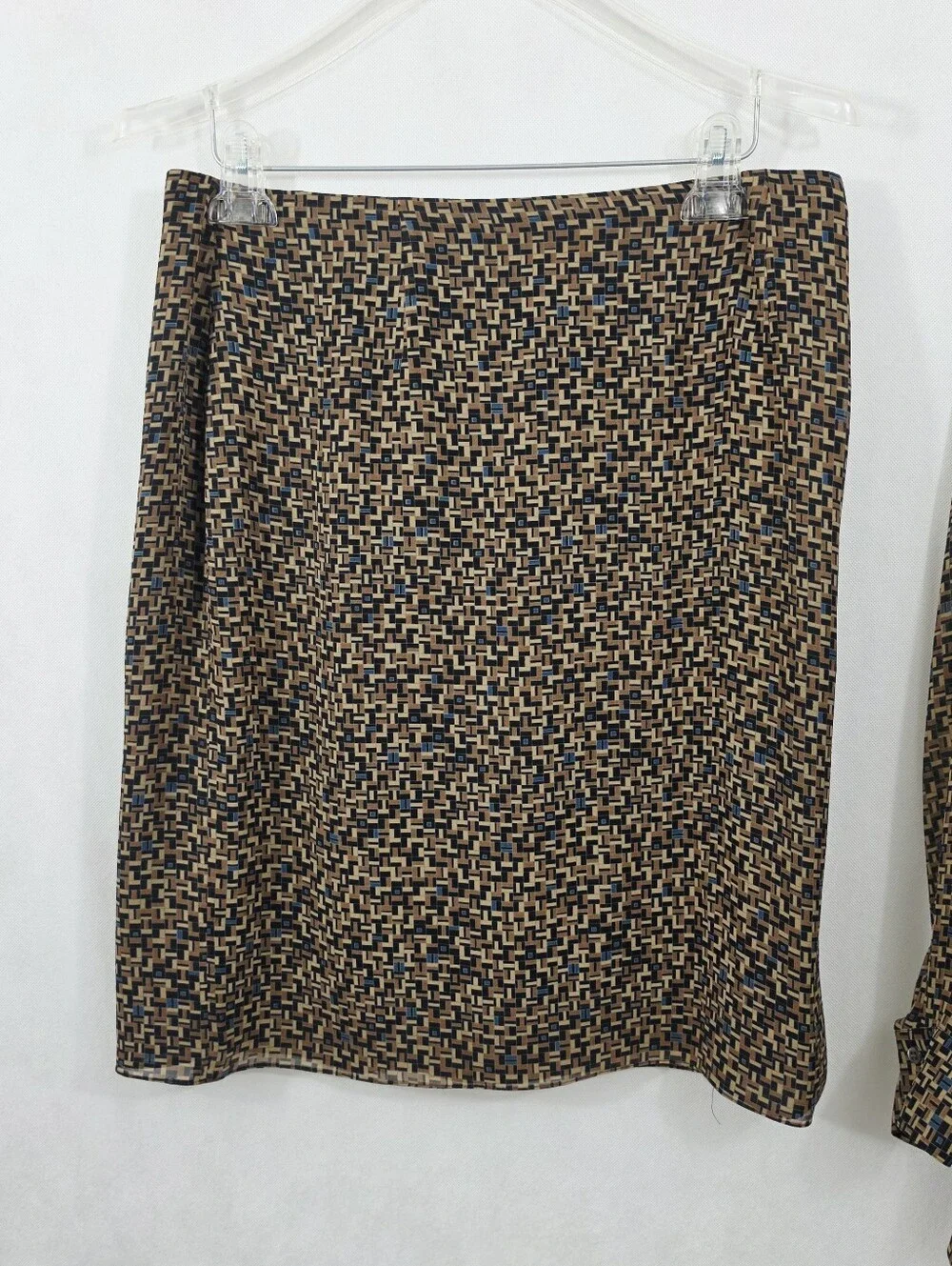 Vintage Liz Claiborne 100% Silk Skirt Set